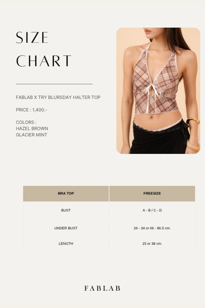 FABLAB X Try Blursday halter top