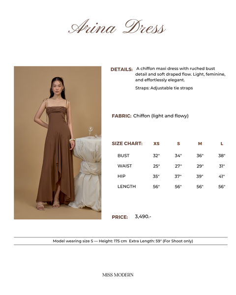 FABLAB x Miss Modern - Arina  Dress (Special 4 color exclusive at FABLAB)