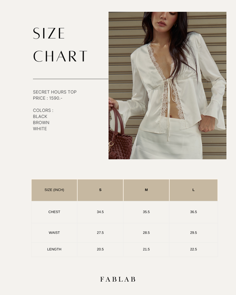 FABLAB ORIGINALS - Secret Hours Top