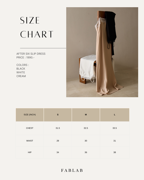 FABLAB ORIGINALS - After Six Slip Dress