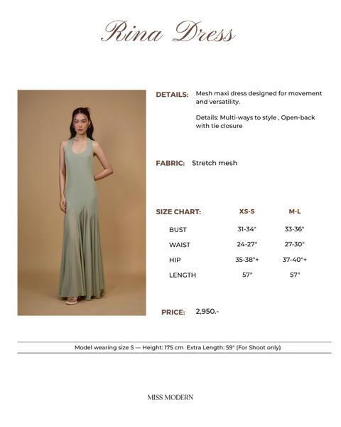 FABLAB x Miss Modern - Rina Maxi Dress (Special 3 color exclusive at FABLAB)
